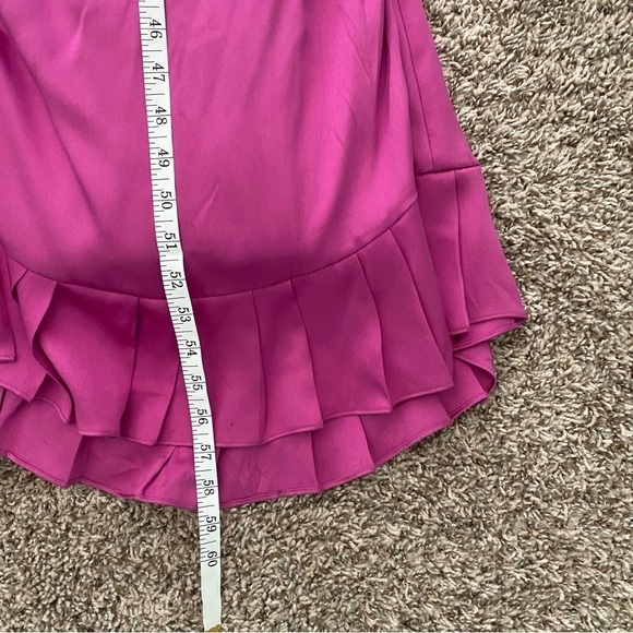 Nicole Miller Collection Silk Dress Pink Fuchsia Size 2 Formal Prom Dance Party - Picture 6 of 15